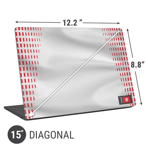 Tunisia Soccer Flag Universal Laptop 15in (12.2 x 8.8in) Skin